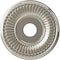 Ekena Millwork Berkshire PVC Ceiling Medallion (Fits Canopies up to 7"), Bright Coat Chrome, 16"OD x 3 1/2"ID x 1"P CMP16BEBCR - alternate 1